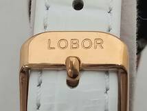 LOBOR LB3509L 時計 ロバー ホワイト文字盤 クォーツ レディース_画像7