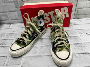 【美品】CONVERSE／ALLSTAR J 83 CAMO HI／32069544／23.5cm／カモ柄／コンバース／オールスター／スニーカー／レディース／箱つき