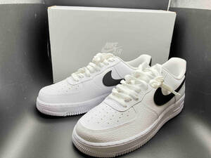 美品 NIKE AIR FORCE 1 LOW ‘07 CT2302 100 ナイキ エアフォース ワン US8.5 26.5cm UK7.5 EU42 ホワイト ブラック ペプルドレザー