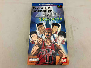 【箱・説明書付き！】テレビアニメスラムダンクSDヒートアップ!! SLAMDUNK / スーパーファミコン