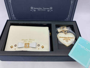 [ unused goods ] Samantha Thavasa Samantha Thavasa Petit Choice pass case key holder bag charm white cream color 