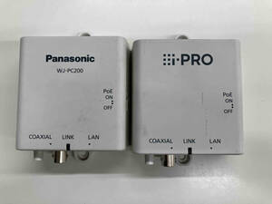 ジャンク PRO 同軸LANコンバーター(カメラ側)WJ-PC200UX Panasonic 同軸　LANコンバーター(カメラ側)WJ-PC200