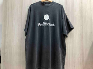 【即決】BALENCIAGA バレンシアガ Be different Tシャツ ブラック CA00985-CA63081 2022AW メンズ ユニセックス ファッション トップス