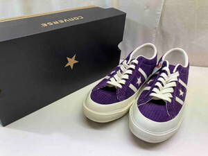 未使用品 CONVERSE コンバースSTAR&BARS CORDUROY 1SD099 スニーカー 27cm パープル