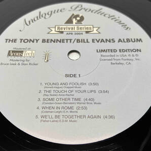 LP The Tony Bennett / Bill Evans Album APR3004の画像3