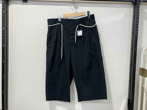 Maison Margiela メゾンマルジェラ ハーフパンツ ショートパンツ 48 18AW 黒 ブラック カレンダータグ 14 綿 コットン イタリア製 メンズ