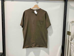 MISTER GENTLE MAN ミスタージェントルマン MODERN TEE Tシャツ カットソー M 半袖 MG-CS03 カーキ 綿 コットン クルーネック メンズ