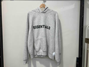 ESSENTIALS エッセンシャルズ パーカー スウェット 090233 M グレー GRY ラグラン袖 綿 コットン ポリエステル 裏起毛 メンズ プルオーバー