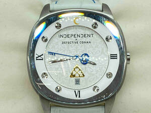 INDEPENDENT インディペンデント 9713-S105986 641300204 名探偵コナン 20周年 怪盗キッドモデル クォーツ 腕時計