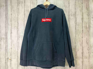 Supreme シュプリーム BOX LOGO HOOD ボックスロゴフード 裏起毛 ネイビー XL 店舗受取可