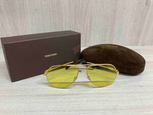 TOMFORD WILDER-02 TF644 32E 62*15 140 *1 sunglasses men's lady's glasses metal frame gold color box case attaching made in Italy
