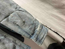 タグ付きDENIM BY VANQUISH ＆ FRAGMENT ヴィンテージ加工リメイクウエスタンシャツ インディゴ VFS1057 長袖シャツ M_画像9