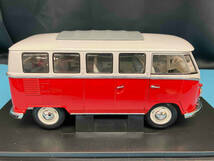 ミニカー WELLY 1/18 1960 Volkswagen Microbus フォルクスワーゲン マイクロバス ホワイト/レッド_画像8