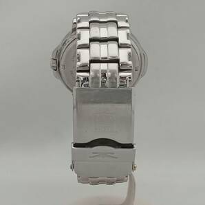 ELGIN FK-1025E 時計 エルジン ホワイト文字盤 クォーツ クロノグラフ メンズ 腕時計の画像5