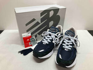 new balance ニューバランス M990NV6 スニーカー メンズ 27.5cm ネイビー USA製 箱あり