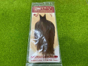 ジャンク HOFFMAN DRY FLY HACKLE #3 Brown Rooster Cape フライマテリアル フィッシング