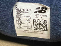 new balance ニューバランス ML574PAC スニーカー メンズ 28.0cm ネイビー_画像6
