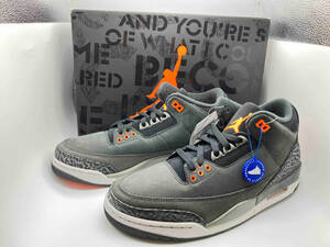 美品 NIKE AIR JORDAN 3 RETRO FEAR PACK CT8532 080 ナイキ エア ジョーダン レトロ US10 28cm UK9 EU44 ナイトスタジアム ブラック