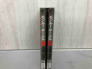 【全巻初版本】モンキーサークル/粂田晃宏/志名坂高次/全巻セット2冊/にちぶん/日本文芸者