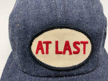 ★ AT LAST アットラスト BUTCHER PRODUCTS ブッチャープロダクツ WORK CAP DENIM ワークキャップ デニム キャップ 約58cm インディゴ 通年_画像7