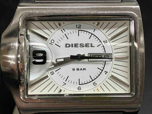 ジャンク 【動作未確認】DIESEL ディーゼル DZ-1315 クォーツ リューズ取れ 付属品無し