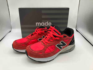 New Balance ニューバランス　990 V3 M990PL3 メンズスニーカー　レッド　27.0cm