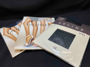  Celine CELINE stockings 3 piece L~LL UNTITLED woman underwear new goods unopened 