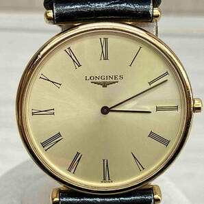 LONGINES La Grande Classic L4.635.2 クォーツ ケースサイズ 3.3cm ケース小傷、ベルト劣化、バックルサビありの画像1