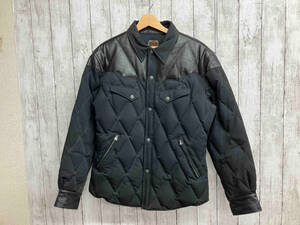 THE FLAT HEAD/ Flat Head / down jacket / Western down shirt jacket / black /FDJ-007/42/L size 