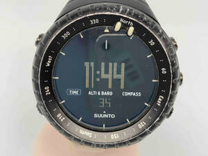  Junk [ the liquid crystal is defective ]SUUNTO CORE wristwatch Suunto core quartz black digital operation goods 