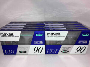 ジャンク 【10本セット】maxell UD1 UD I / 90分 カセットテープ ノーマルポジション