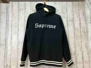 SUPREME シュプリーム Reverse Fleece Hooded Sweatshirt/RN401837 オールドイングリッシュ刺繍ロゴ パーカ ブラック S 店舗受取可