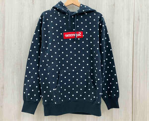 Supreme 12SS COMME des GARCONS SHIRT シュプリーム コムデギャルソン パーカー Lサイズ ドット柄 ネイビー