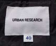URBAN RESEARCH アーバンリサーチ レザージャケット メンズ 40 焦げ茶系 ダークブラウン系 豚革 本革 レザー_画像3
