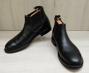 WHEEL ROBE/ウィールローブ/その他ブーツ/ ELASTIC SIDE BOOTS/ヒール旧仕様/ブラック系/サイズ7 1/2