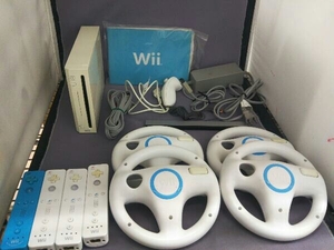 ジャンク Wii 本体 リモコン Wiiハンドル セット