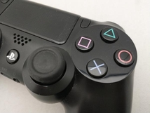 ジャンク 【写真現物、箱・説明書無し】 ワイヤレスコントローラー(DUALSHOCK 4) ジェット・ブラック_画像4