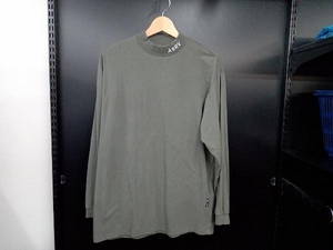 ASRV エステティックレボリューション／MOCK NECK／長袖Tシャツ／カーキ／サイズS 店舗受取可