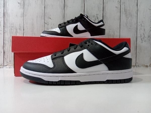 NIKE ナイキ DUNK LOW ダンクロー BLACK-WHITE ブラックホワイト 25.0cm スニーカー ブラック 店舗受取可