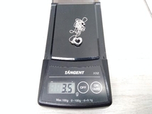 K18 K18WG ダイヤモンド 0.02ct ネックレス 約36+4cm 3.5g_画像9