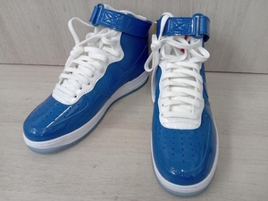 【中古良品】NIKE AIR FORCE 1 HIGH '07 LV8 CI9880-400 スニーカー 26.0cm ブルー