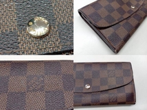 LOUIS VUITTON ダミエ ポルトフォイユ エミリー CA4173 長財布 ルイ・ヴィトン ユニセックス_画像3