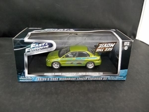 GREENLIGHT 1/43 BRIAN'S 2002 Mitsubishi Lancer Evolution Ⅶ ライムグリーン 「ワイルド・スピードX2」 ＧＲＥＥＮＬＩＧＨＴ