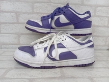 NIKE DUNK LOW MADE YOU LOOK DJ4636-100 ナイキ ダンク ロー メイドユールック スニーカー メンズ 27cm ホワイト パープル ストリート_画像4