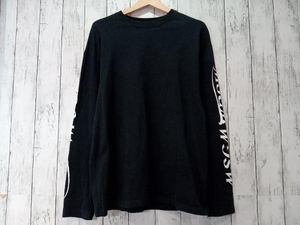 MSGM エムエスジーエム イタリア製 ロングTシャツ 長袖Tシャツ 3040MM82 ブラック XS 店舗受取可