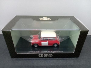 EBBRO 1/43 Morris Mini Cooper S Rally version RED/WHITE エブロ