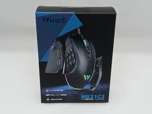 【WizarD】 有線サイド付け替え可能多機能ゲーミングマウス サイド3〜9ボタン 10000DPI MMO MK21C2 【日本人スタッフによる安心サ