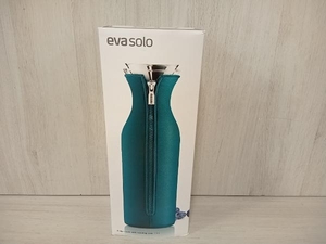 現状品 evasolo　エヴァソロ　断熱カバー付冷蔵庫用カラフ　グリーン