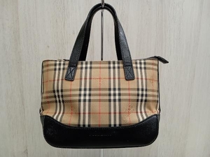 【現状品】 BURBERRY ハンドバッグ BURBERRY ハンドバッグ バーバリー ノマチェック 鞄 ミニ