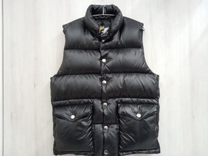  down vest FAT down F-08FW-JK06-AB size SKINNY black 